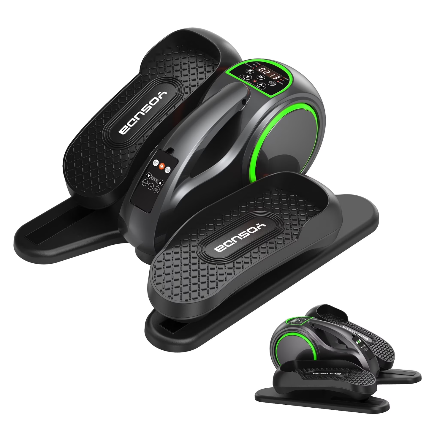 Under Desk Ellipticals Electric, Elipse Leg Exerciser for Seniors Fully Assembled, Seated Pedal Exerciser with Remote Control & Non-Slip Pedals