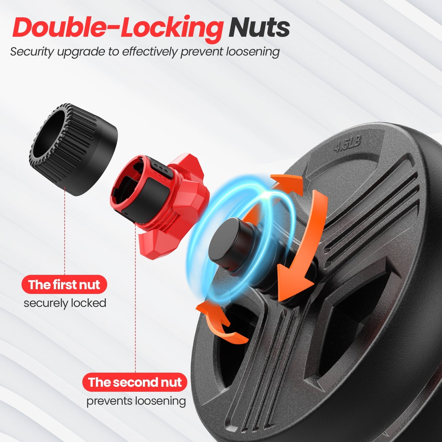 Adjustable Dumbbells, 20lbs Free Weight Set with Connector, 4 in1 Dumbbells Set as Barbell, Kettlebells, Push up Stand, Fitness Exercises for Home Gym Suitable Men/Women