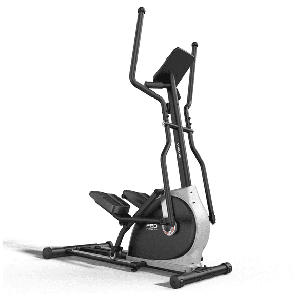 FED-YOSUDA 18.5" Stride Magnetic Front-Drive Elliptical Machine for Home, 12° Incline, 16-Level Resistance, 500 LBS Capacity, Bluetooth APP & LCD Monitor, Ultra-Quiet Exercise Equipment