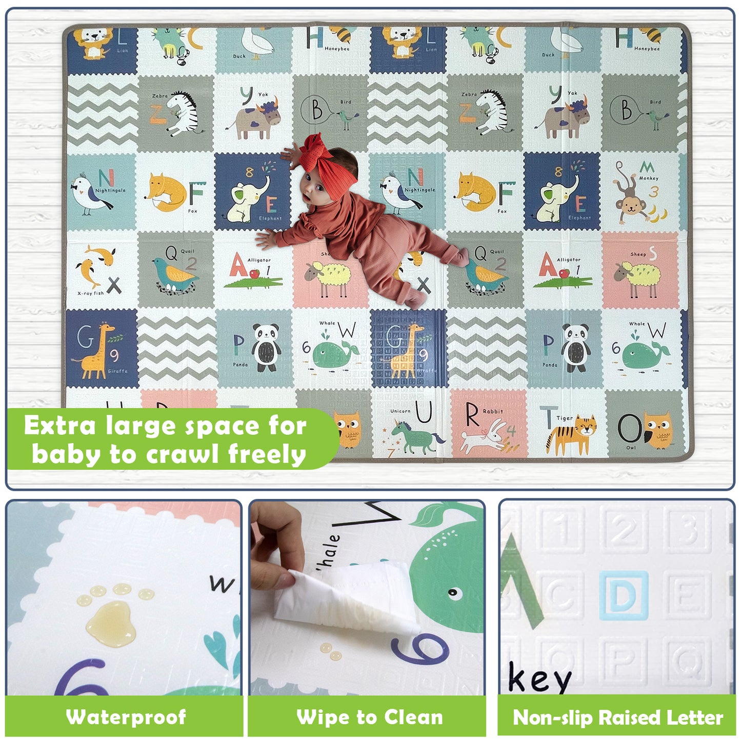 WAYPLUS Baby Play Mat