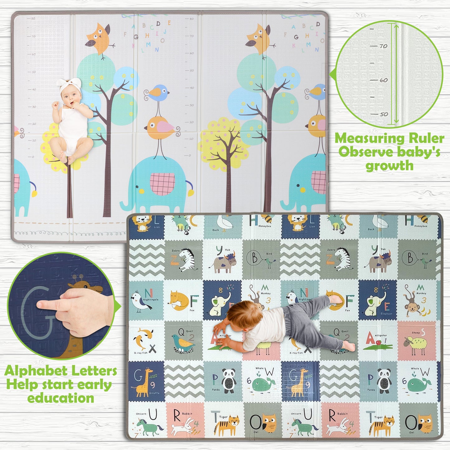 WAYPLUS Baby Play Mat