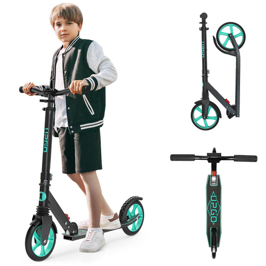 UPGO Kick Scooter for Ages 6+, Kids, Teens & Adults, 240 LB Max Load, Foldable, 8-Inch Wheels