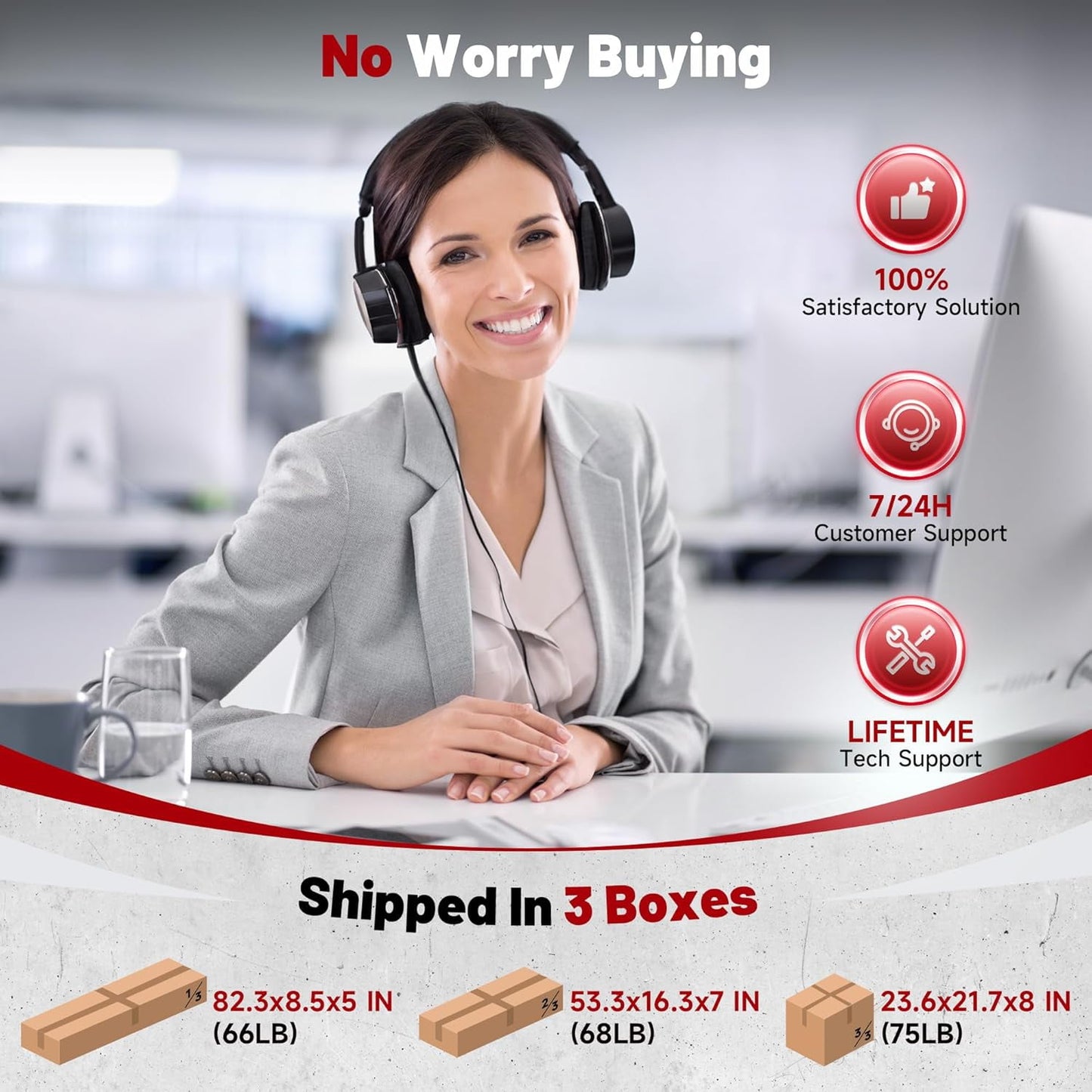 UPGO Power Cage,1500lbs Multi-Function Power Rack with Adjustable Cable Crossover System and More Training Attachment (red)