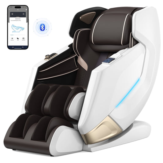 4D massage chair with APP Control, 55" SL Track, 3 zero gravity modes