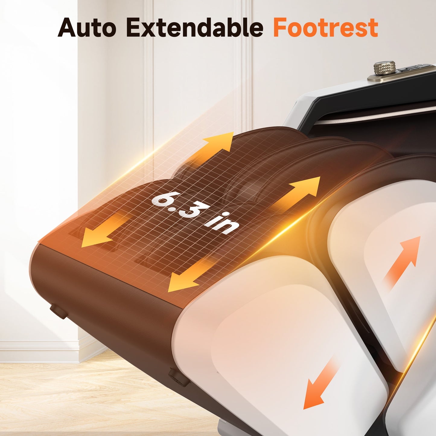 4D massage chair with APP Control, 55" SL Track, 3 zero gravity modes