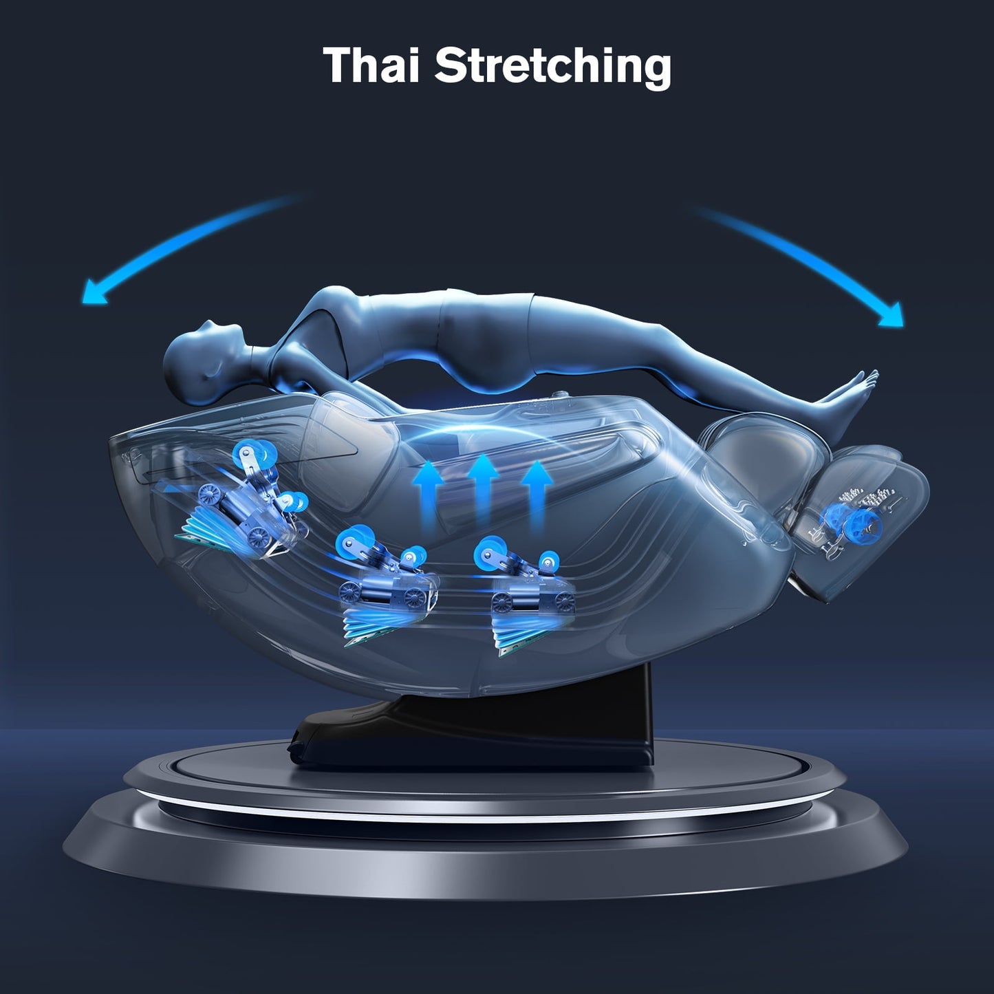 4D SL Track Massage Chair with 3 Zero Gravity Modes, APP Control,Leather