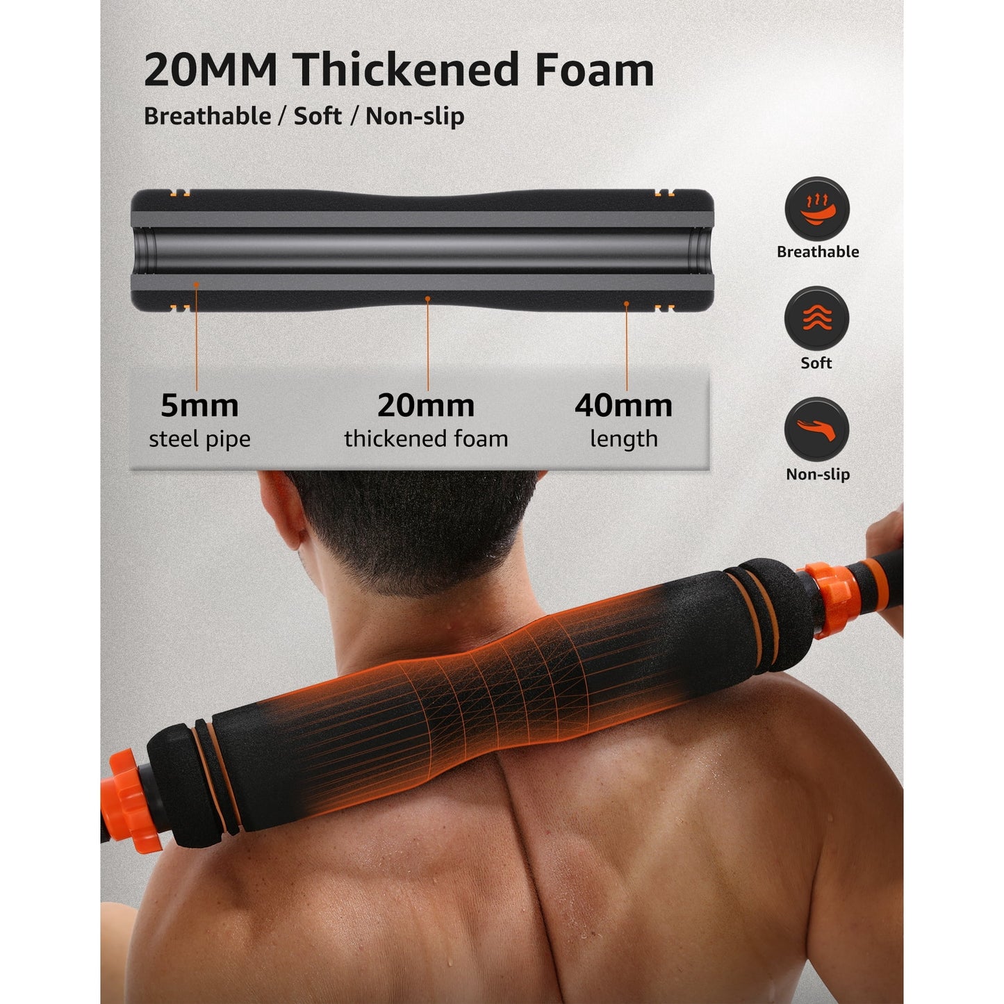 UPGO Adjustable Dumbbell Set, 50lb Free Weight Set with Connector Bar, 6 in 1 Workout Gear with Dumbbell, Kettlebell, Barbell, Push up Handle for Home Gym Fitness Exercise