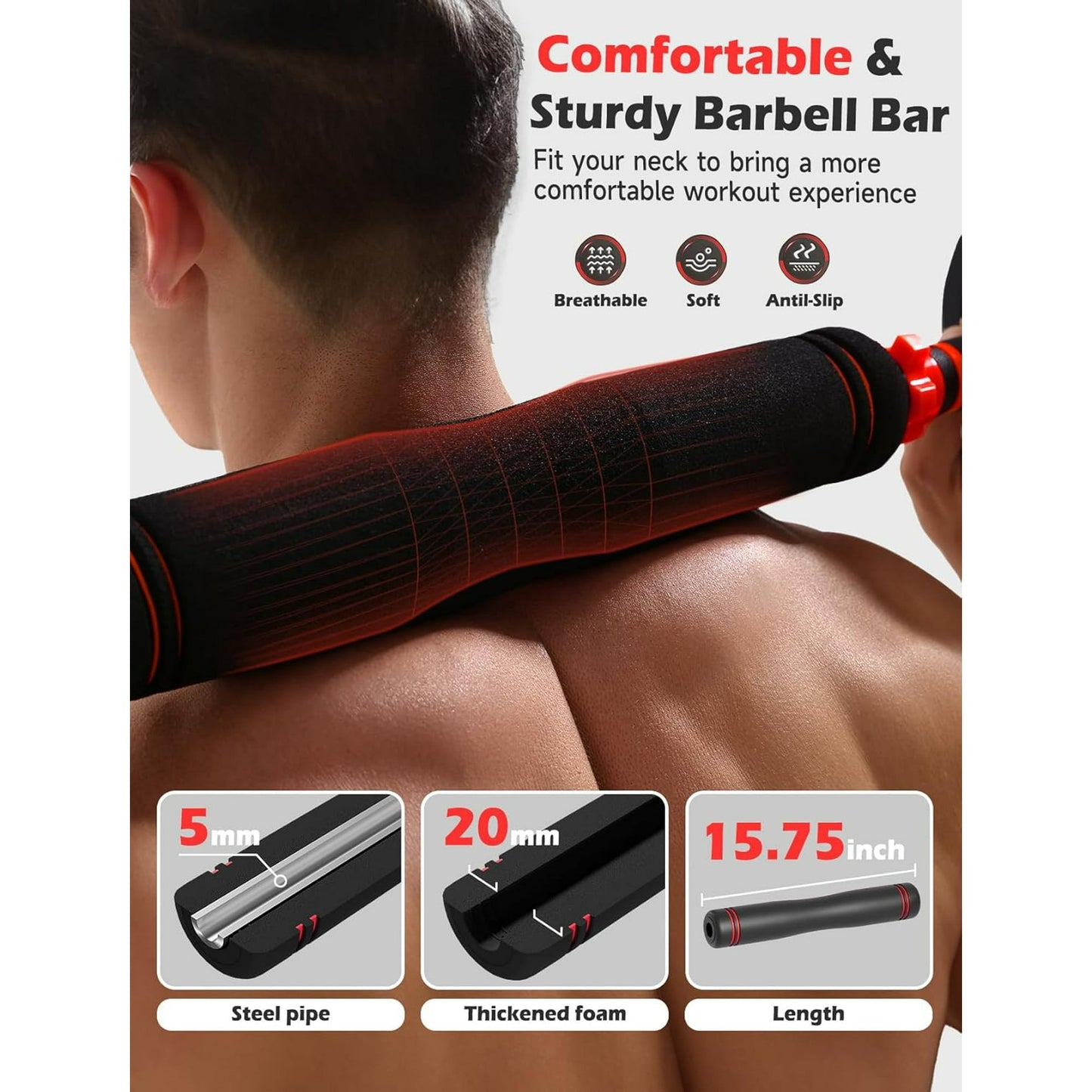 70lbs Free Weight Set with Connector, 5 in1 Dumbbells Set Used as Barbell, Kettlebells, Push up Stand, Fitness Exercises for Home Gym Suitable Men/Women