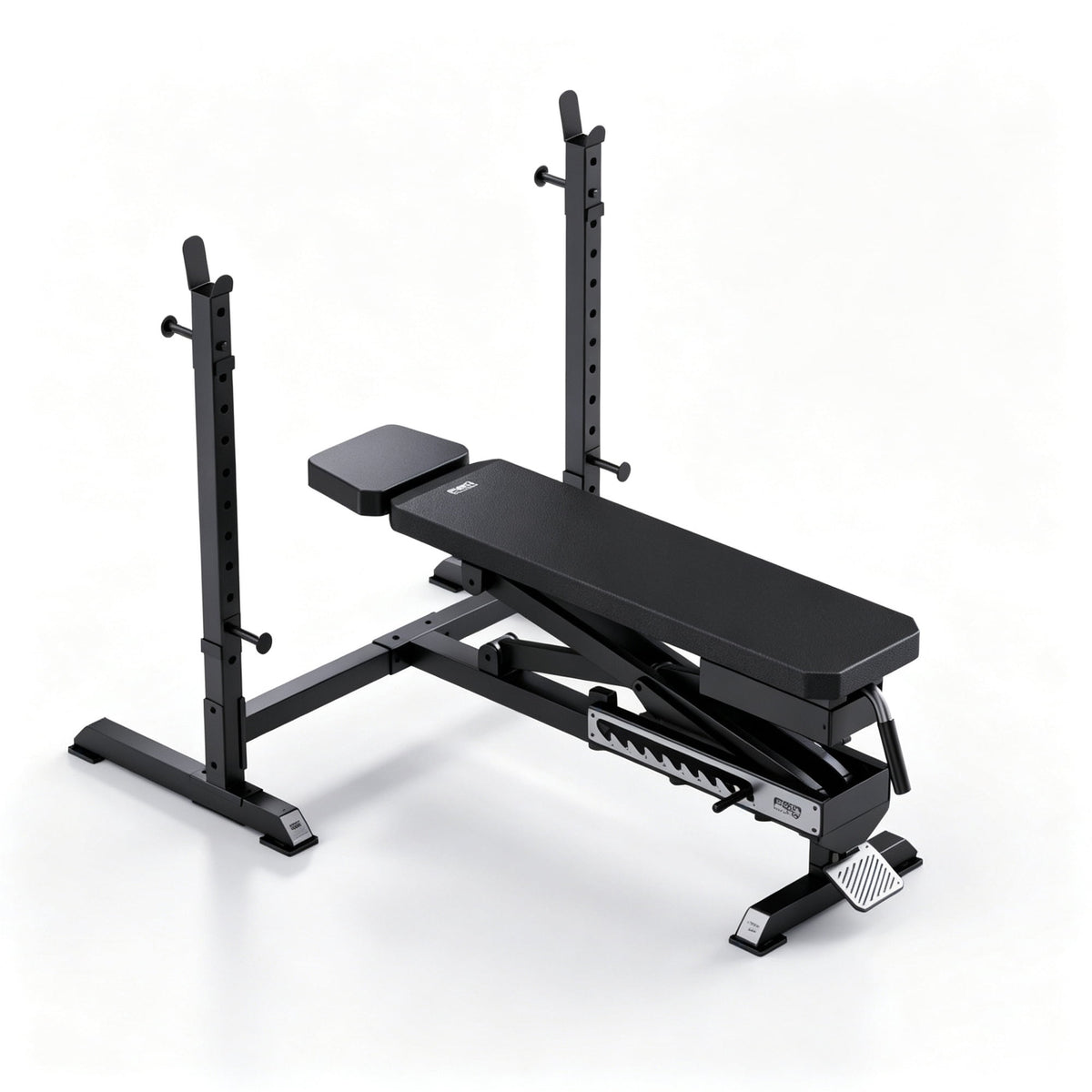 FED Fitness 2-in-1 Seal Row & Weight Bench, 9-Position Adjustable, 880 lbs Capacity