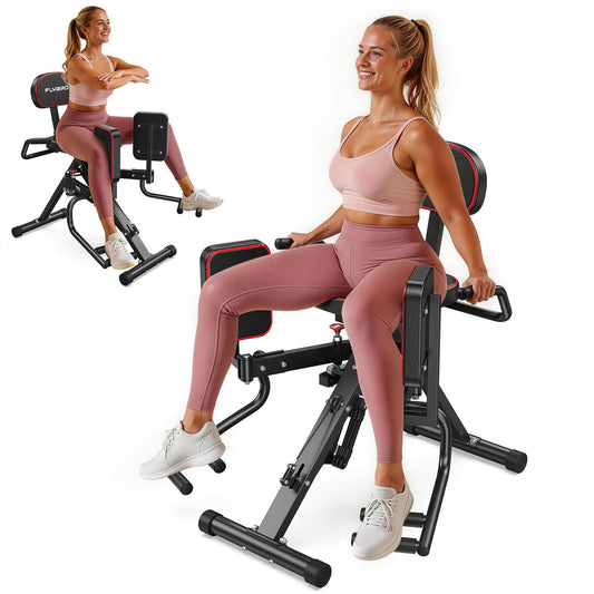 FED Fitness Flybird 2-in-1 Hip Abductor & Adductor Machine with 600 lbs Capacity and 6 Adjustable Resistance Bands