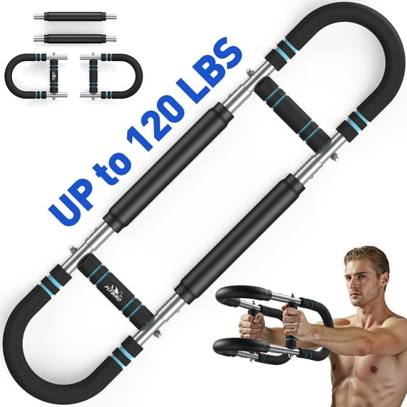 FLYBIRD Twister Arm Trainer, Adjustable Twister Arm Chest Exerciser with 2 Spring for Men & Women, Detachable Power Twister Home Fitness Equipment for Enhancing Upper Body Muscle