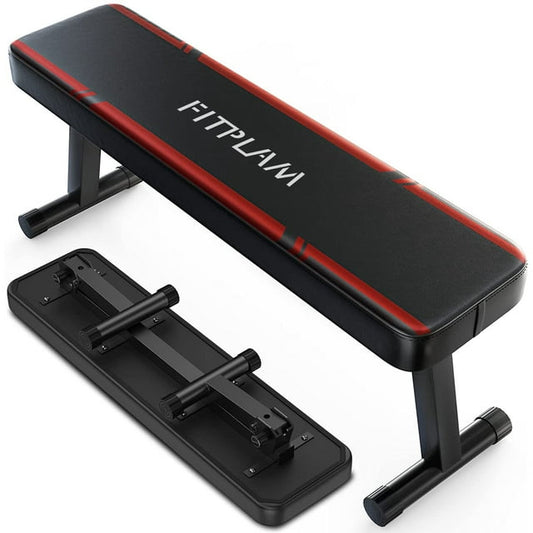 UPGO 1000LBS Flat Weight Bench Foldable Workout Bench for Strength Training Bench Press for Home with 1000 LBS Weight Capacity