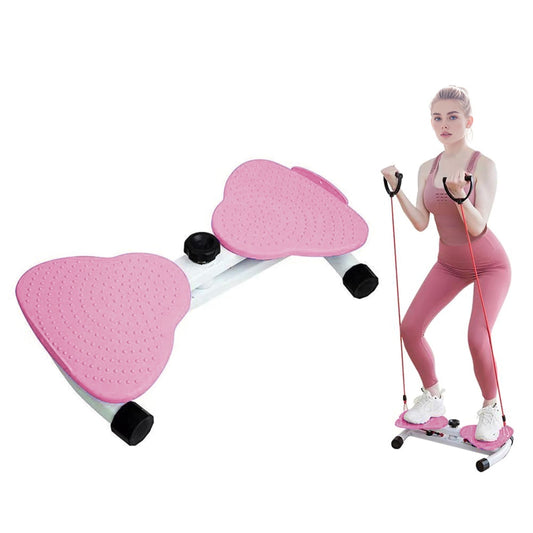 UPGO Exercise Twist Boards,Waist Twister Machine Exercise,Balance Board for Foot Massage and Weight Loss(Pink)