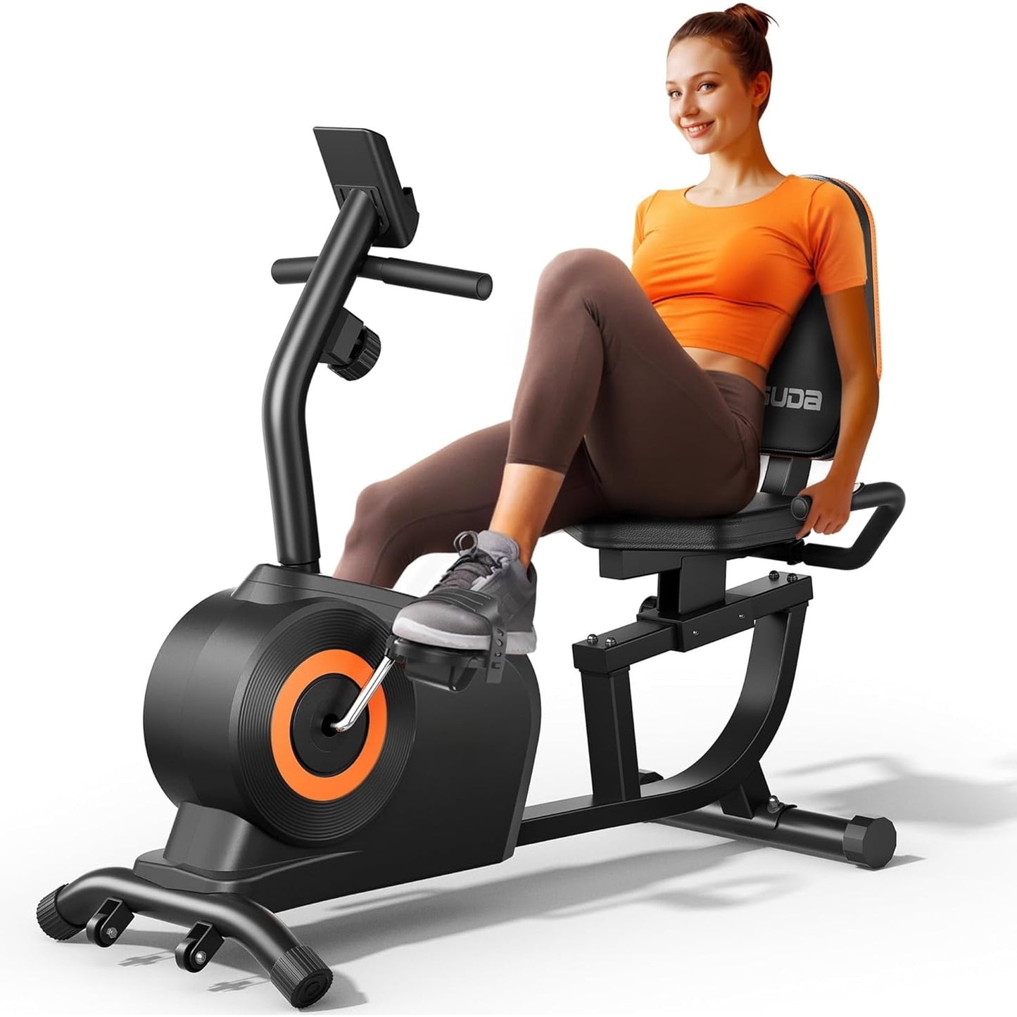 Yosuda Recumbent Exercise Bike for Senior for Home with 350lbs Capacity