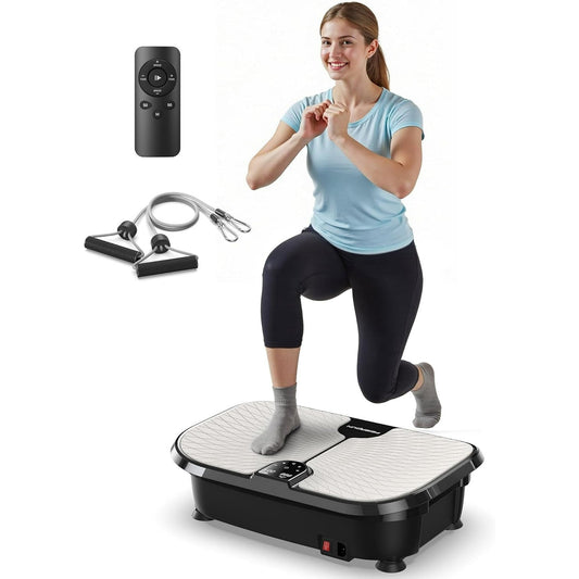 UPGO Vibration Platform Machine, full Body Workout Vibration Fitness Platform, with Loop Bands & Remote