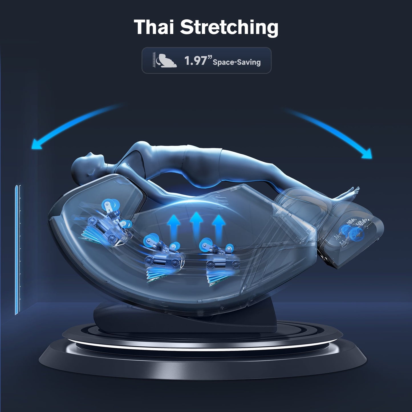 4D Massage Chair, Full Body Zero Gravity Recliner with SL Track, APP Control, Bluetooth,and Electric Calfrest Extension