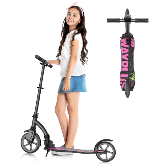 WAYPLUS Kick Scooter for Teens & Adults,Pink
